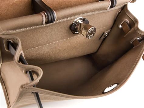 hermes herbag interior.